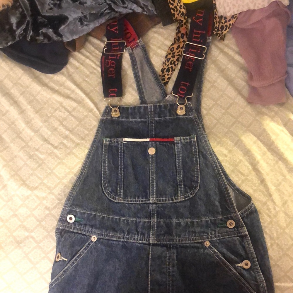 TOMMY HILFIGER OVERALLS!! super retro and cute!
